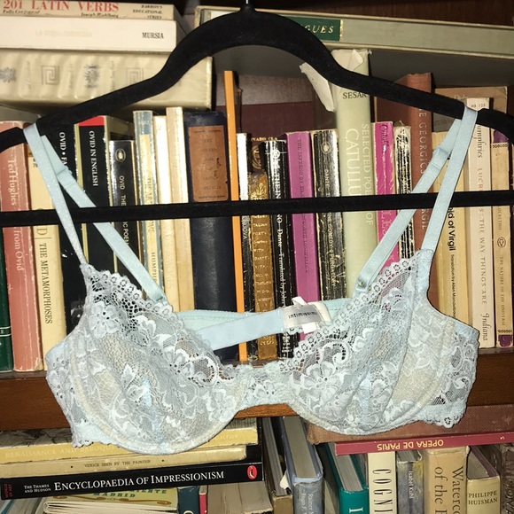 AQUA BLUE INTIMISSIMI LACE BRA - Picture 1 of 3